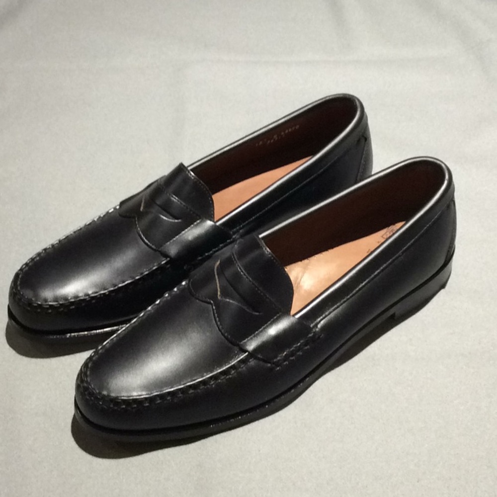 Allen Edmonds Walden Penny Loafer Black Size 15 B
